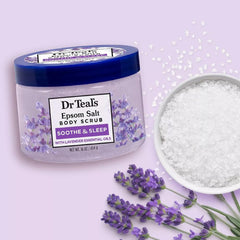 Epsom Salt Body Scrub Lavender -454g