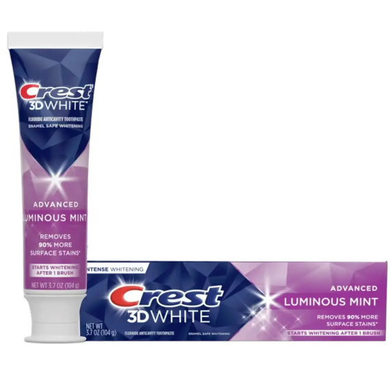 3D White Advanced Luminous Mint Toothpaste -104g