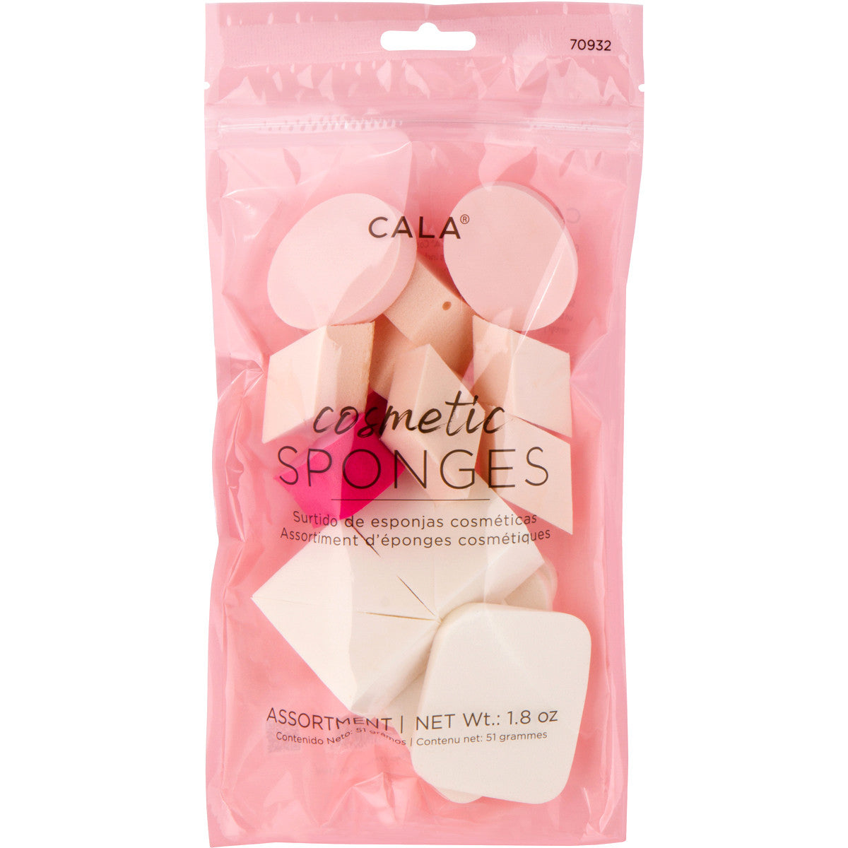Cosmetic Sponges Assortment -51g