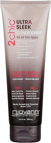 2Chic Ultra-Sleek Conditioner Brazilian Keratin & Argan Oil -250ml