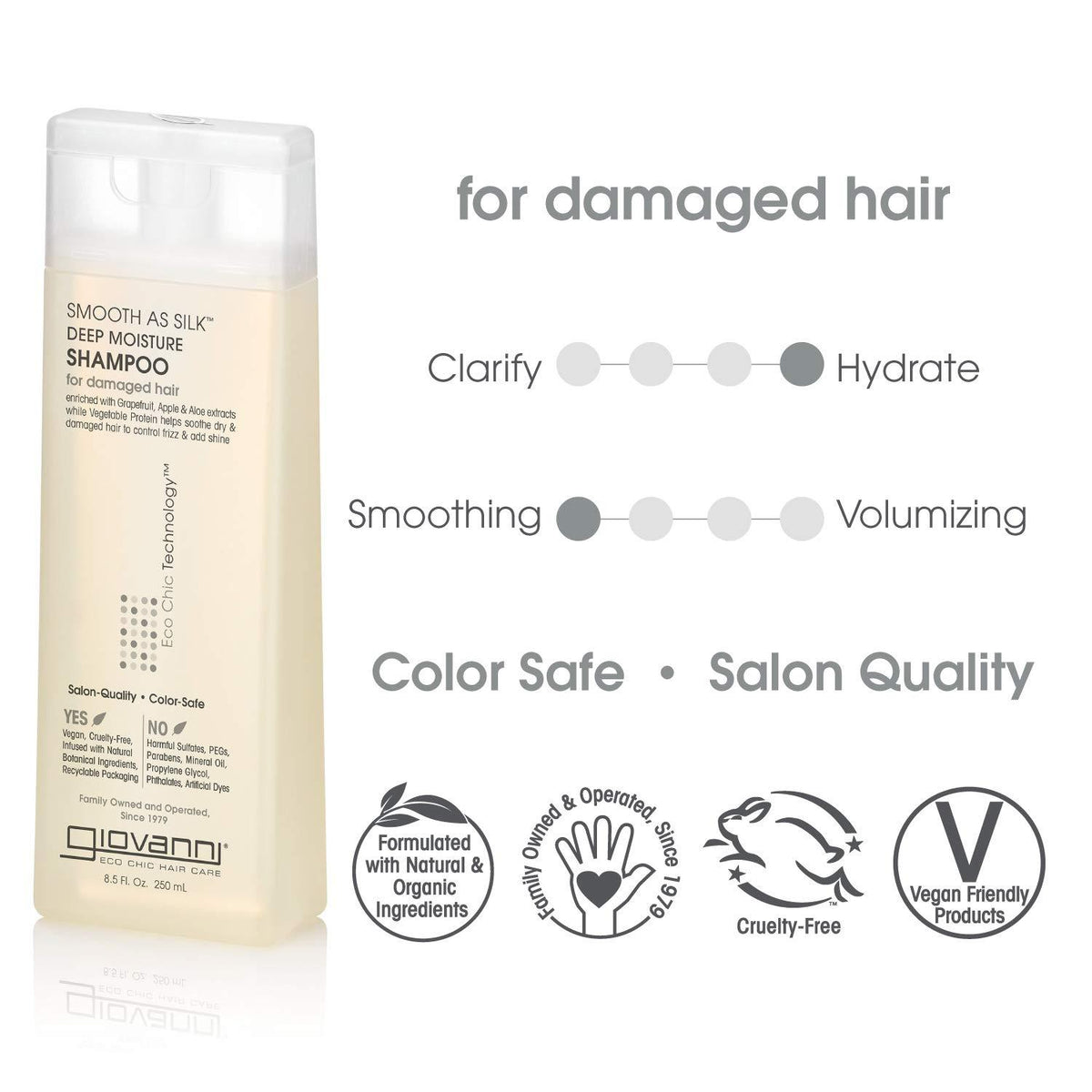 Smooth As Silk Deep Moisture Shampoo -250ml