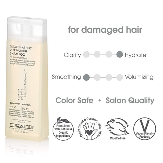 Smooth As Silk Deep Moisture Shampoo -250ml