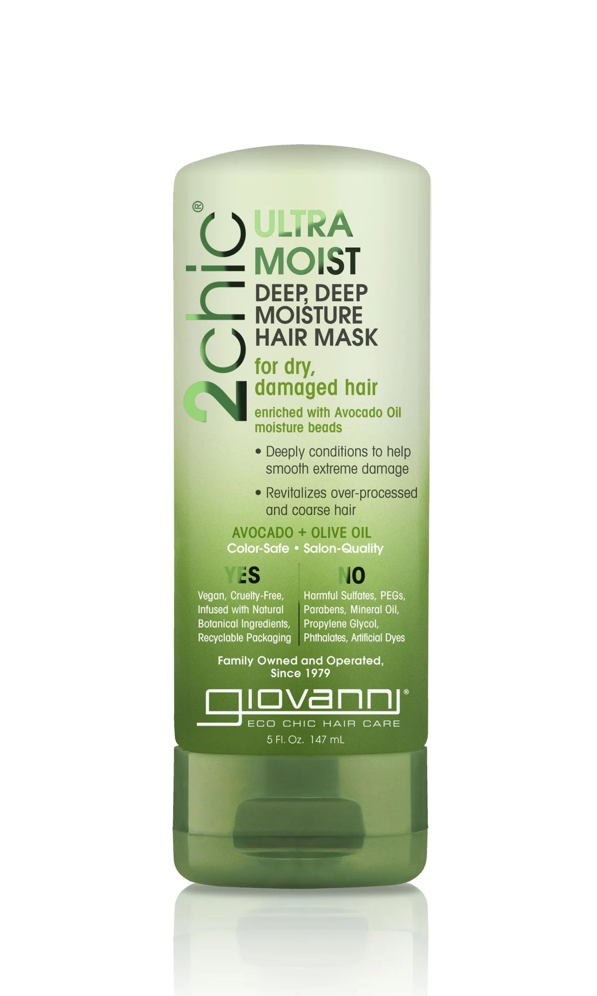 2Chic Ultra Moist Deep Moisture Hair Mask Avocado & Olive Oil -147ml