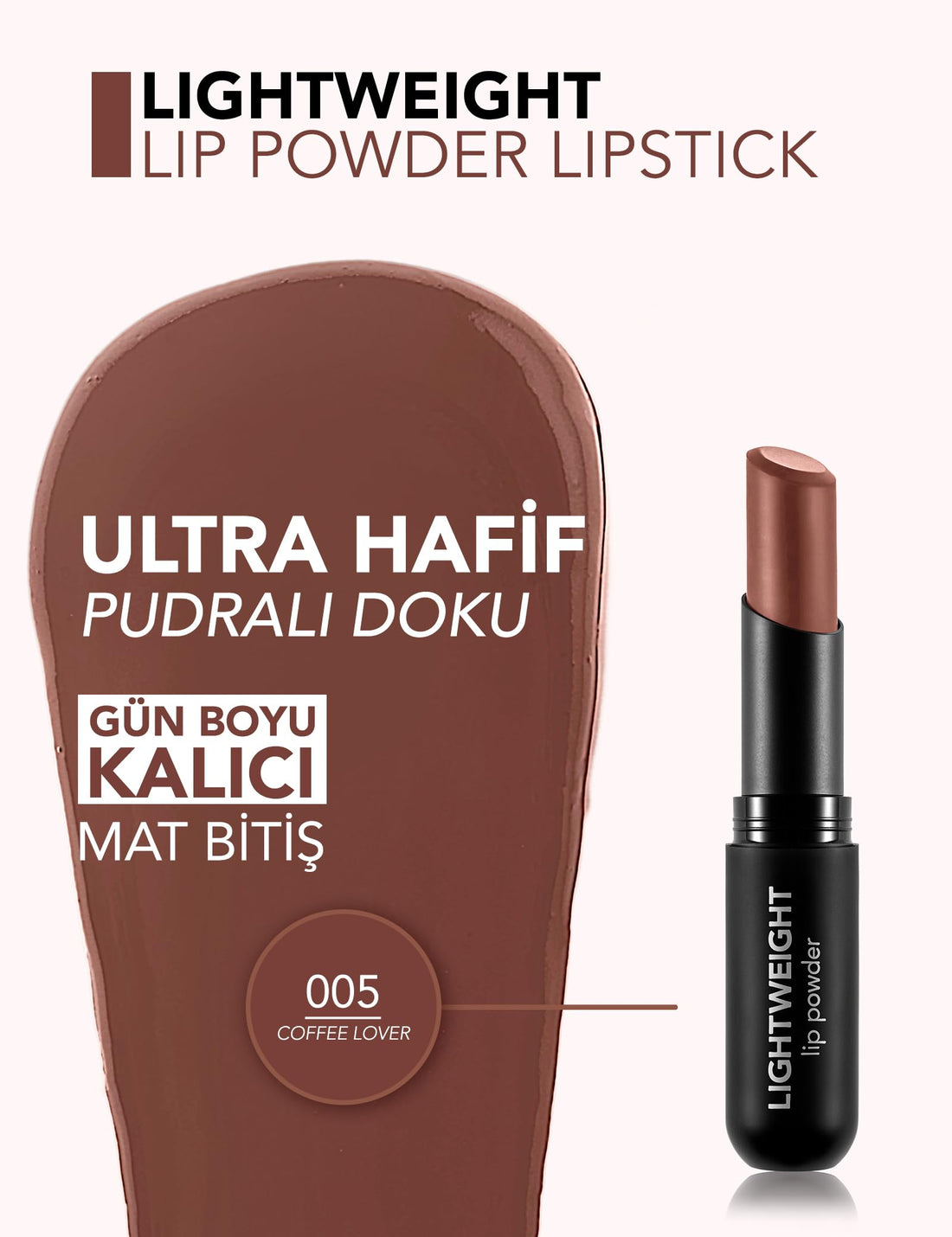 Lightweight Lip Powder Lipstick -3g