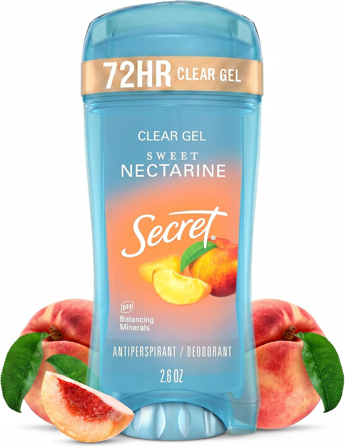 Secret Clear Gel Sweet Nectarine Antiperspirant 2.6oz