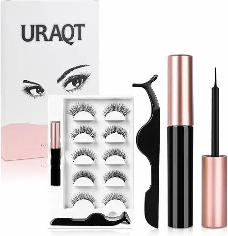 Magnetic Eyelashes with Eyeliner Kit -5 Pairs