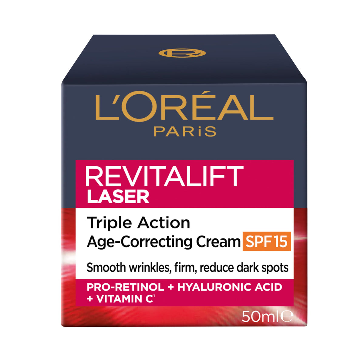 Revitalift Laser Triple Action Anti-Ageing Cream SPF20 -50ml