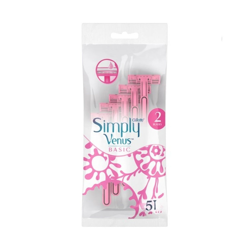 Simply Venus Basic Razors -5pcs