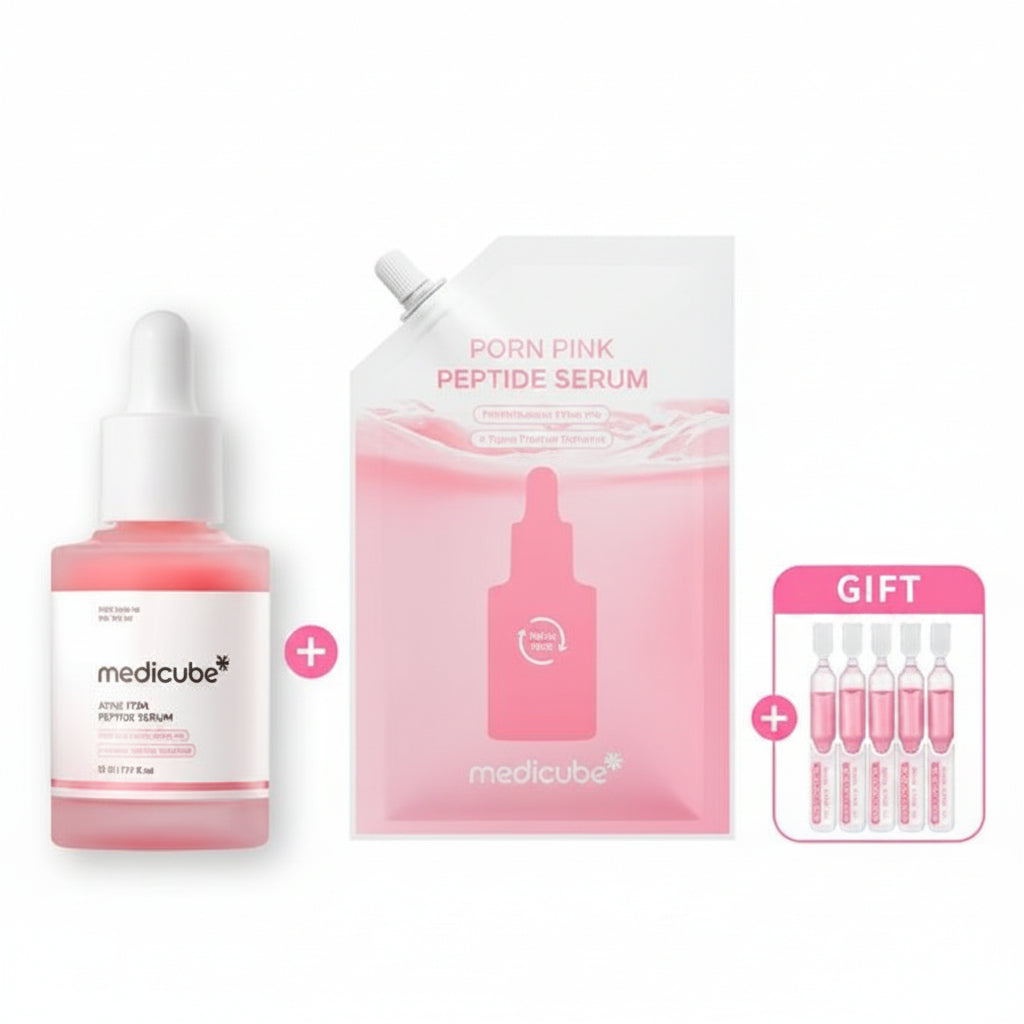 PDRN Pink Peptide Collagen Ampoule Set -30ml +50ml +5pcs