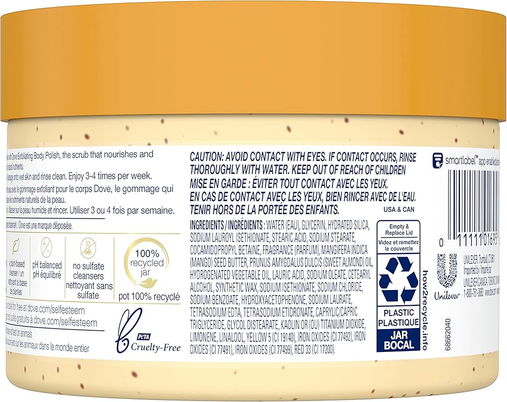Crushed Almond & Mango Butter Exfoliating Body Polish -298g