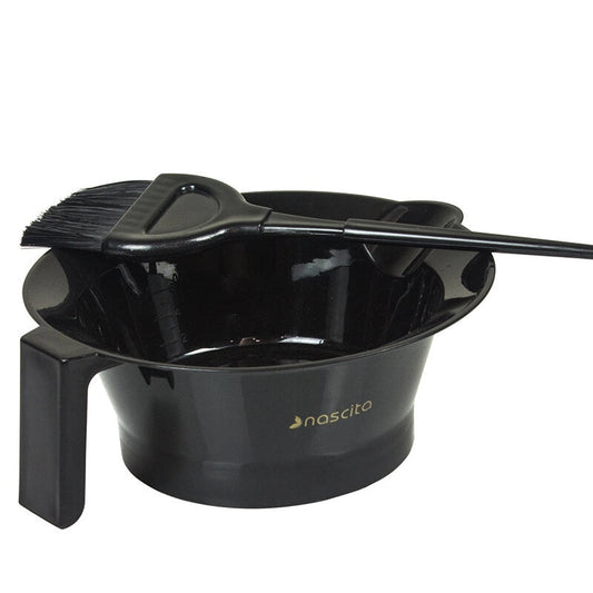 Hair Dye Bowl & Brush Set - 2pcs