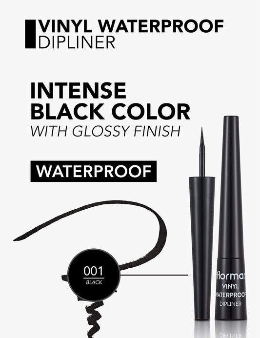 Vinyl Waterproof Dipliner Black 001 Black – 2.5ml