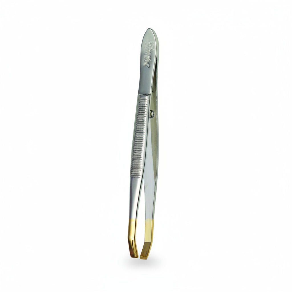 Slant Tip Tweezers -1pc