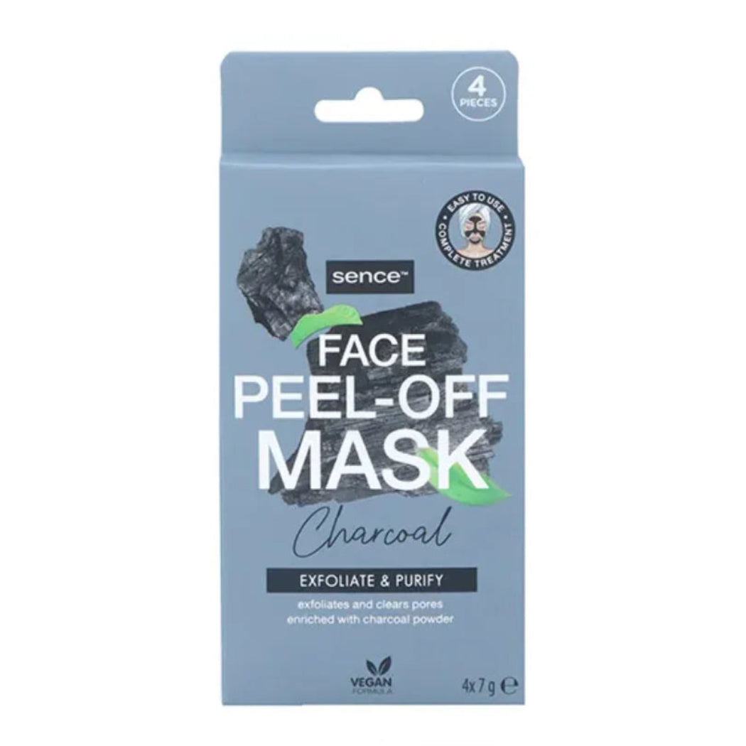 Charcoal Face Peel-Off Mask - 4 x 8g