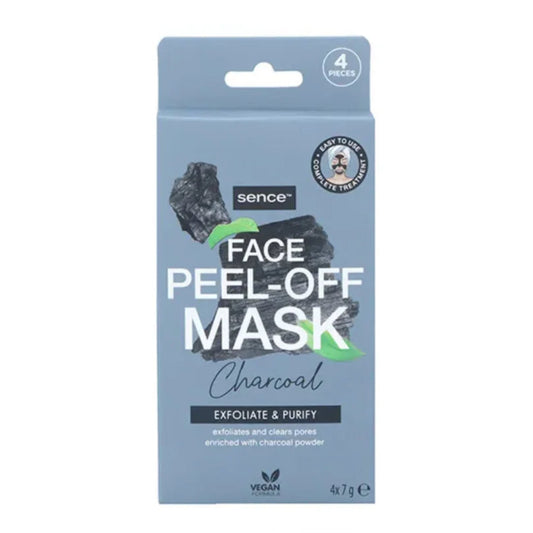 Charcoal Face Peel-Off Mask - 4 x 8g