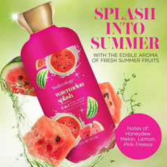 2 in 1 Body Wash & Bubble Bath Watermelon Splash -473ml