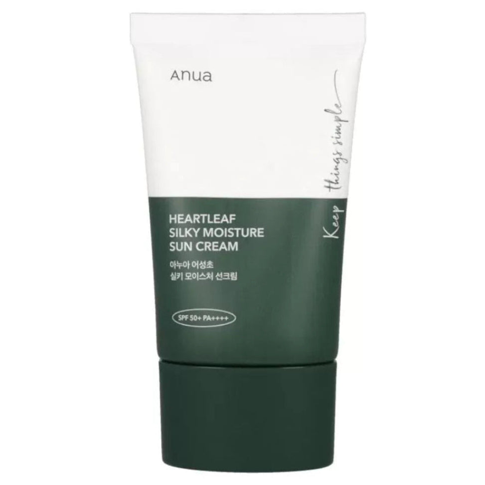 Heartleaf Silky Moisture Sun Cream SPF50+ -50ml