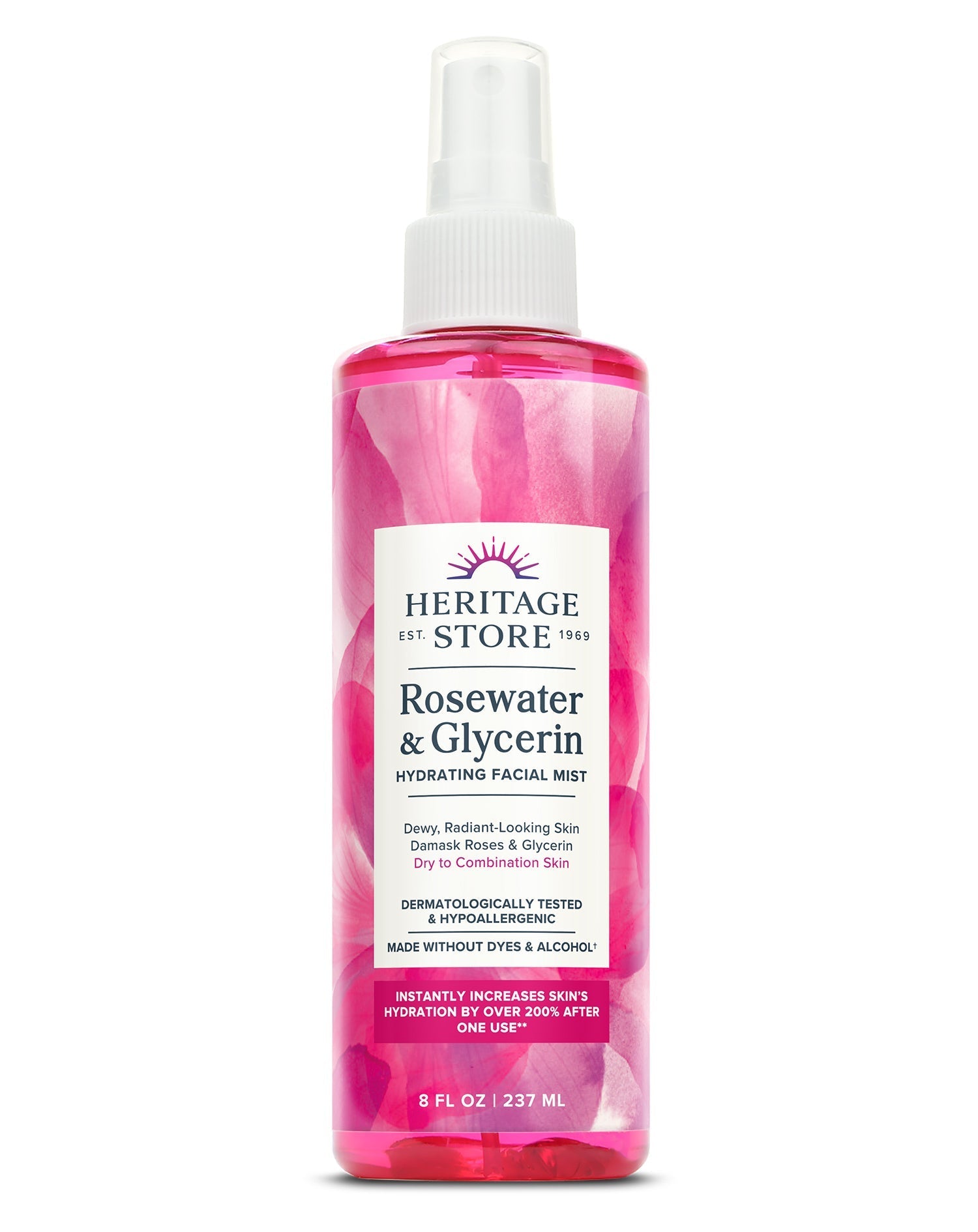 Rosewater & Glycerin Hydrating Facial Mist -118ml