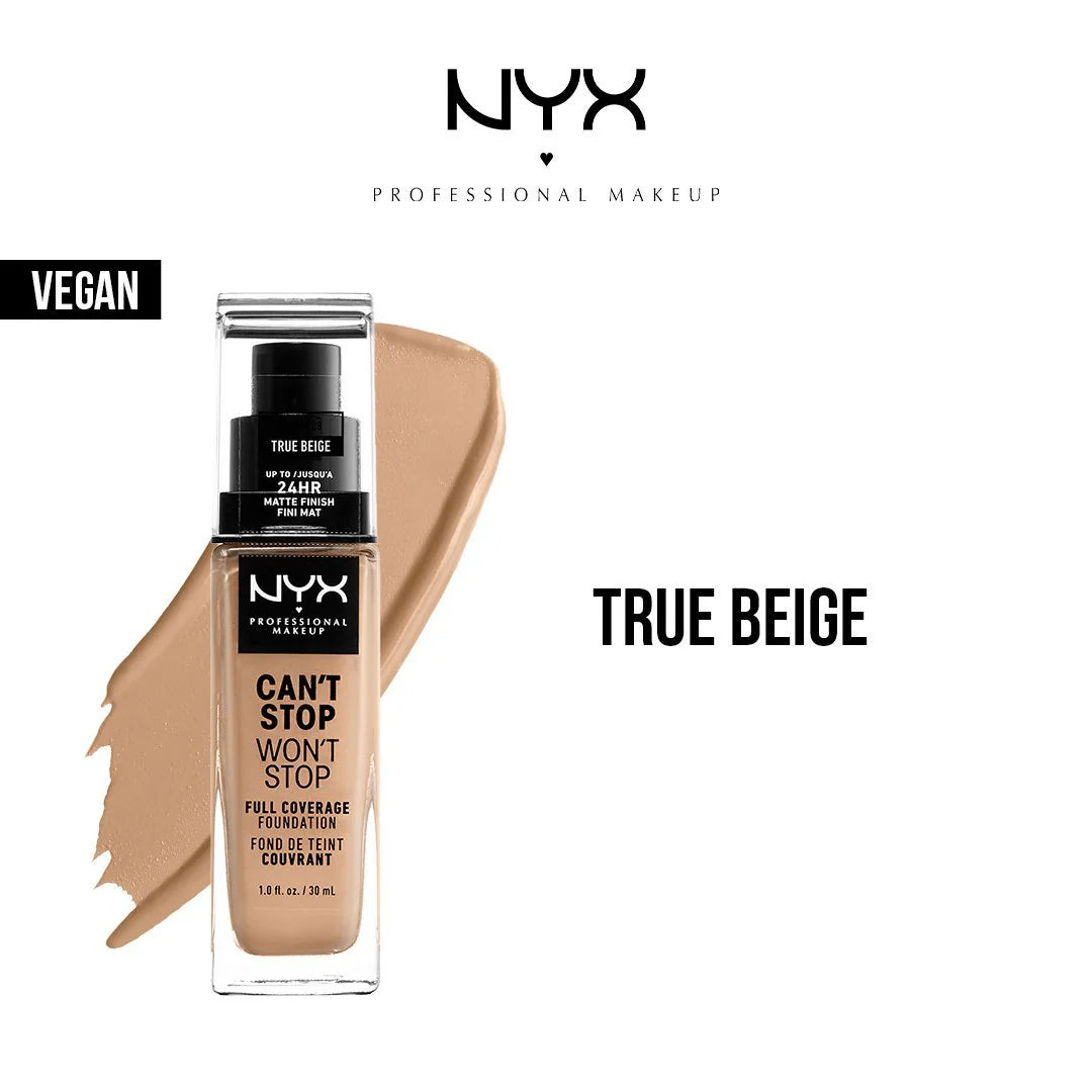 Can’t Stop Won’t Stop Full Coverage Foundation – 30ml