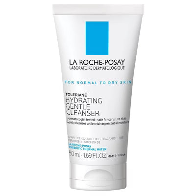 Toleriane Hydrating Facial Cleanser Travel Size -50ml