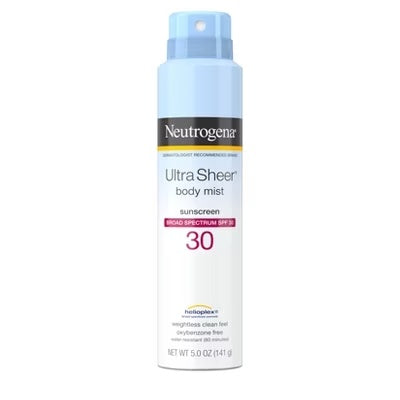 Ultra Sheer Body Mist Sunscreen Spray -141g