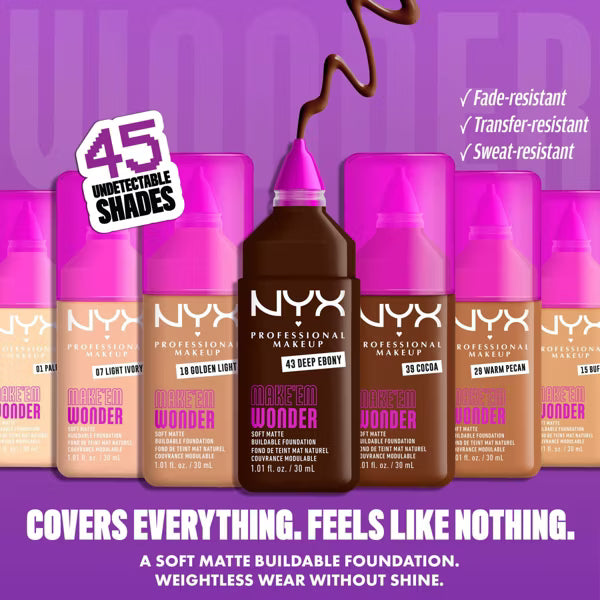 Make ’Em Wonder 24H Soft Matte Foundation - 30ml