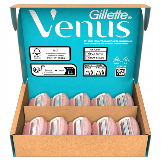 Venus ComfortGlide Spa Breeze Razor Blades -10pcs
