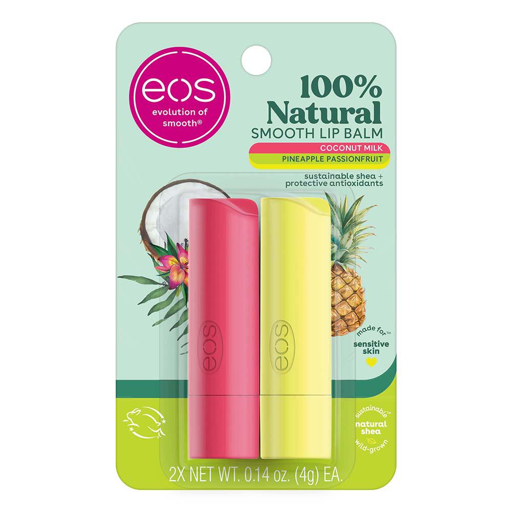 100% Natural Smooth Lip Balm -2x4g