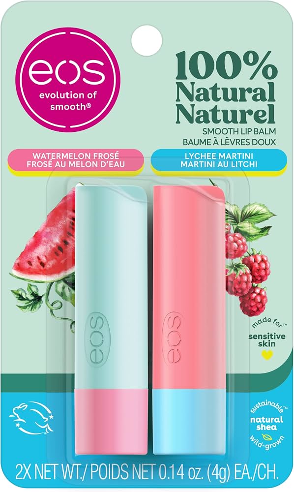 100% Natural Smooth Lip Balm -2x4g