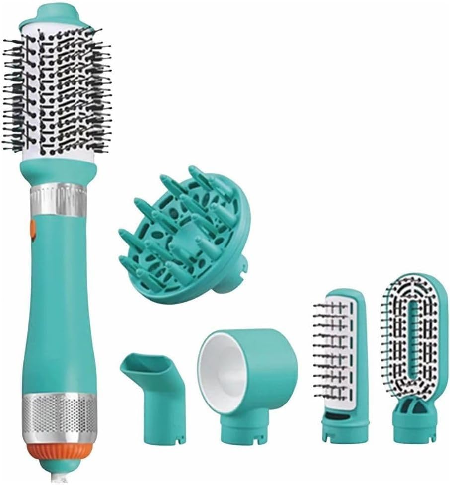 Volumizer 6 in 1 Blowout Brush Teal -6pcs