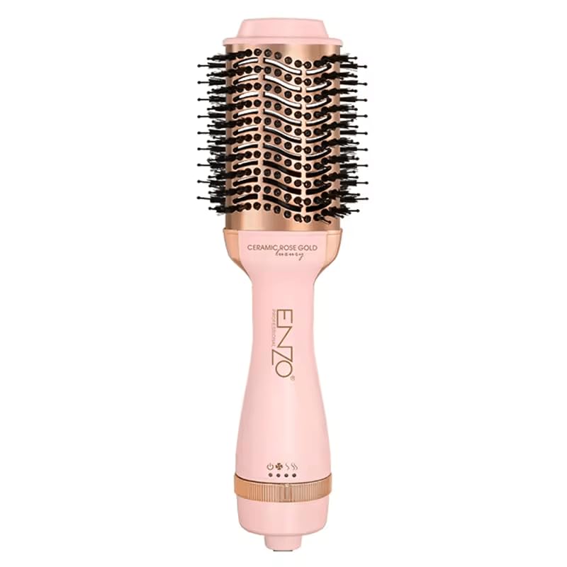 Hot Brush & Styler Hair Dryer Rose Gold -1pc