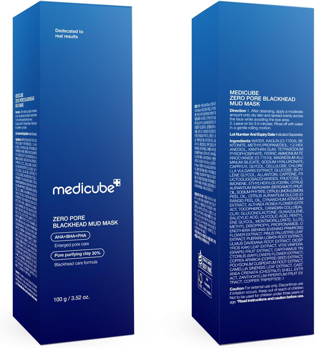 Zero Pore Blackhead Mud Mask - 100g