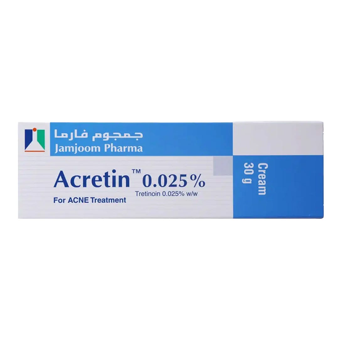 Acretin 0.025% Tretinoin Cream - 30g