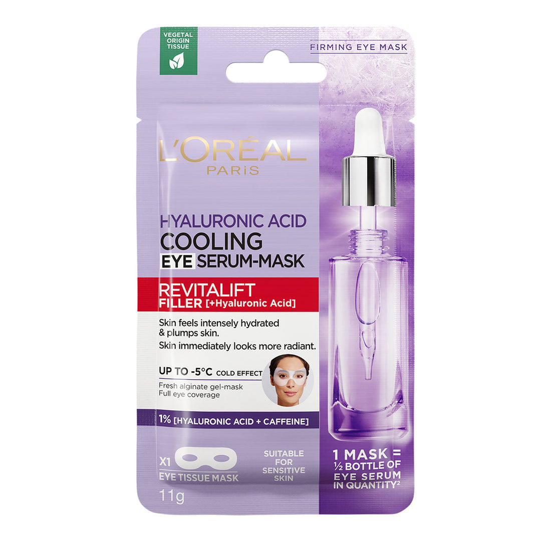 Revitalift Filler Hyaluronic Acid Plumping Tissue Face Mask -1pc