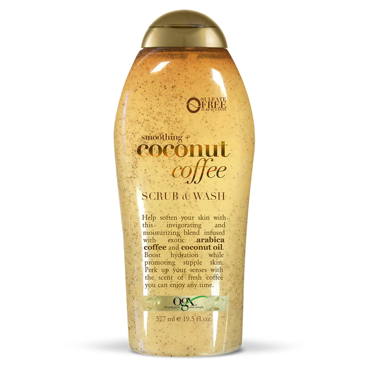 Smoothing + Coconut Coffee Scrub & Wash -577ml
