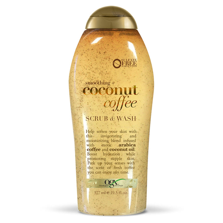 Smoothing + Coconut Coffee Scrub & Wash -577ml