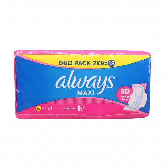 Maxi Super Plus Pads - 18pcs