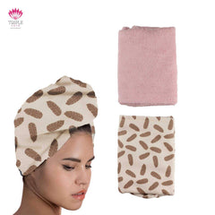 Microfiber Hair Towel with Comb