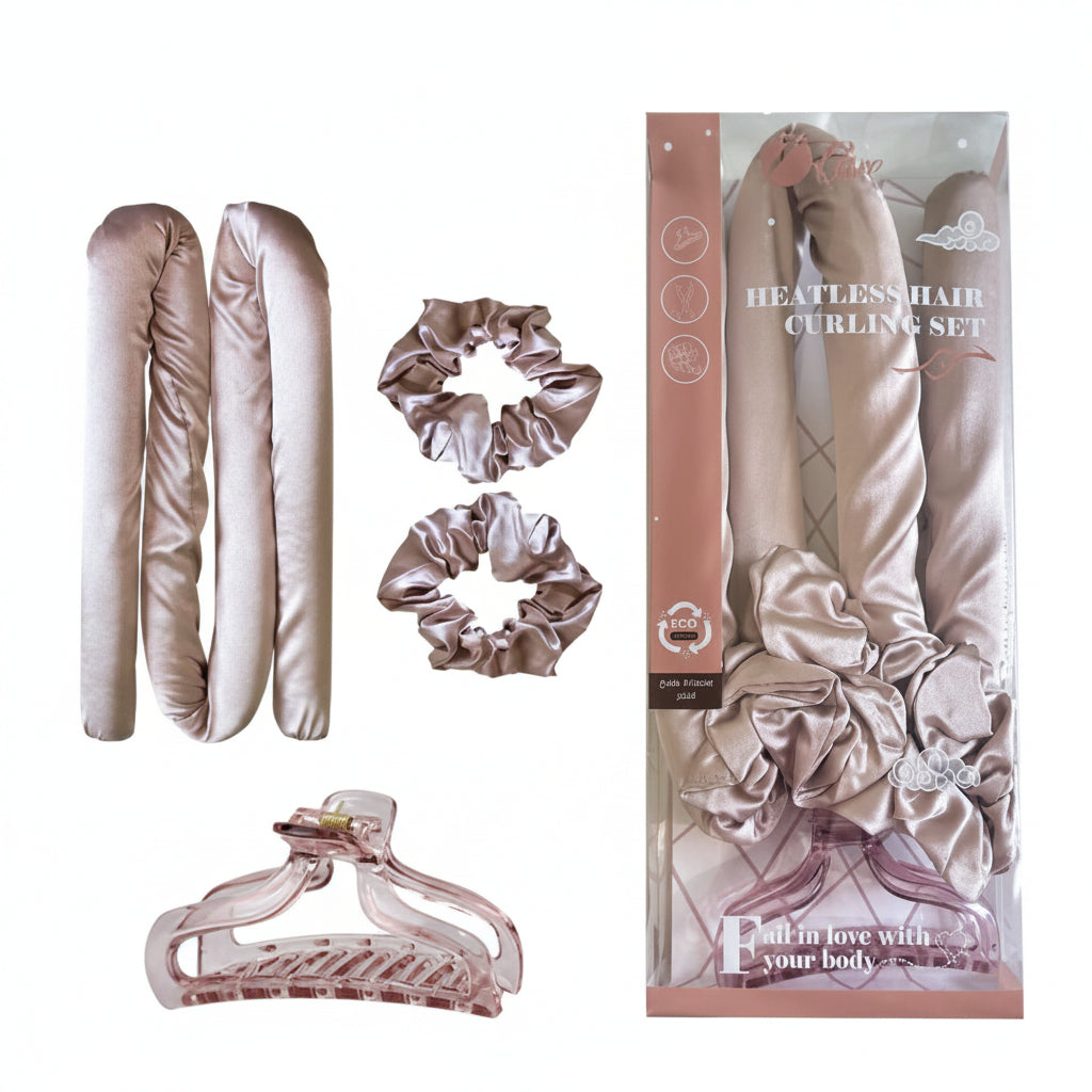Heatless Hair Curling Set - 5 Pieces