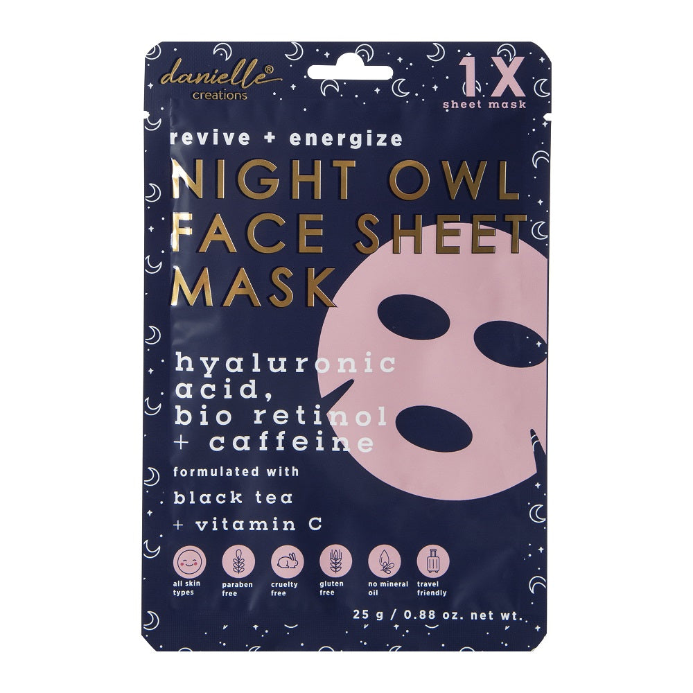 Night Owl Face Sheet Mask - 25g