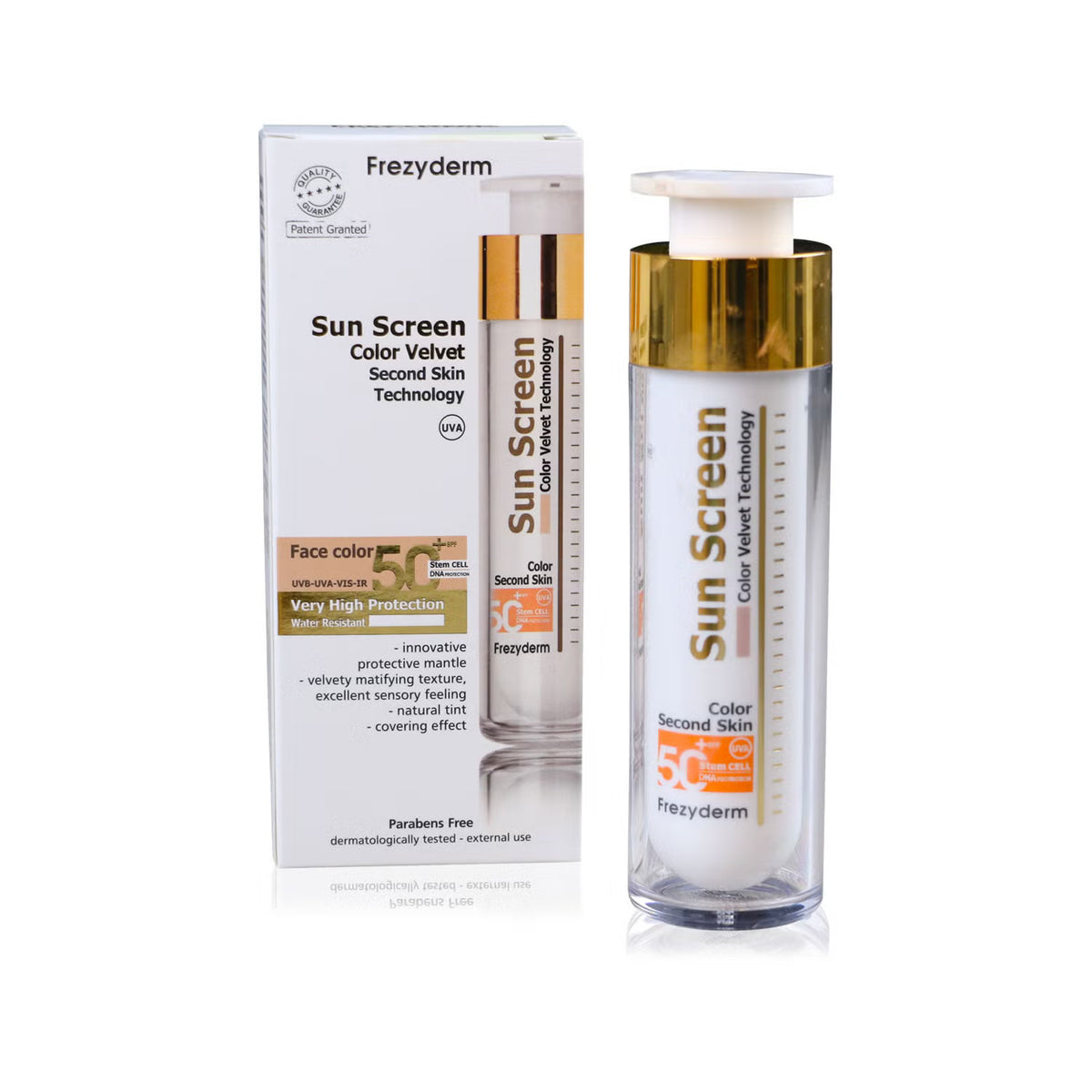 Sun Screen Color Velvet Face Cream SPF50+ - 50ml