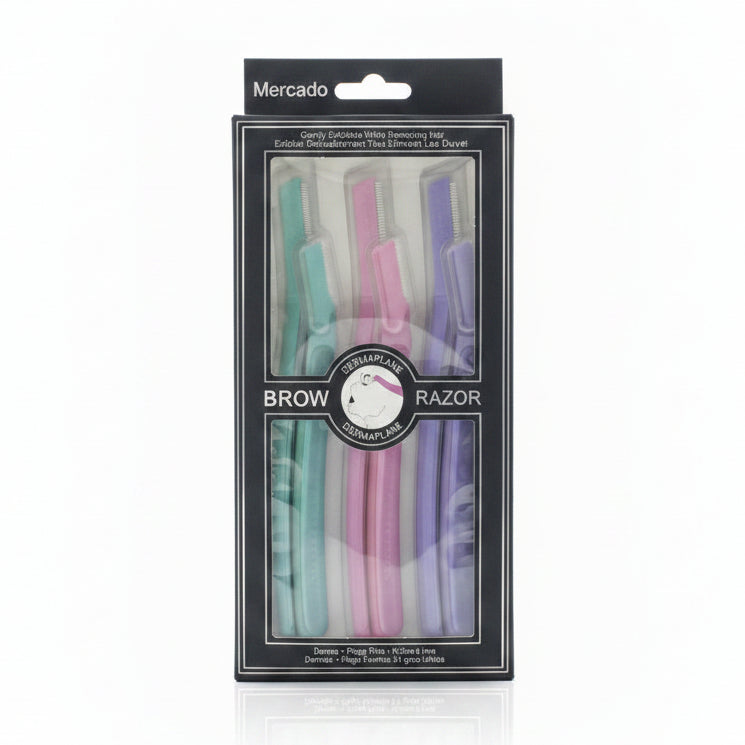 Brow Razor Dermaplane Set - 6 Pieces