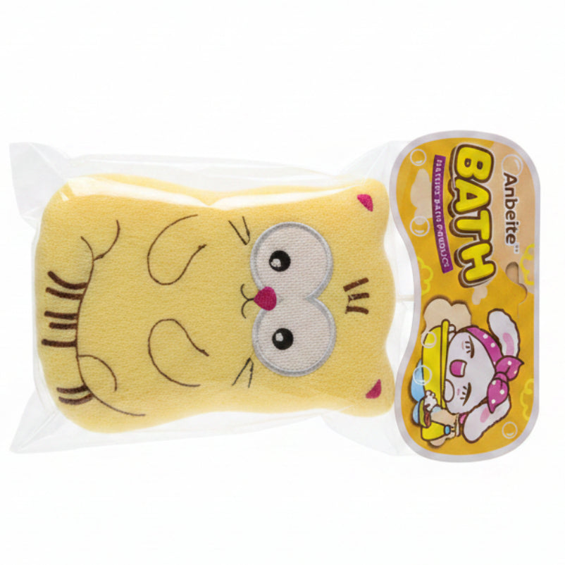 Kids Bath Sponge Cat -1pc