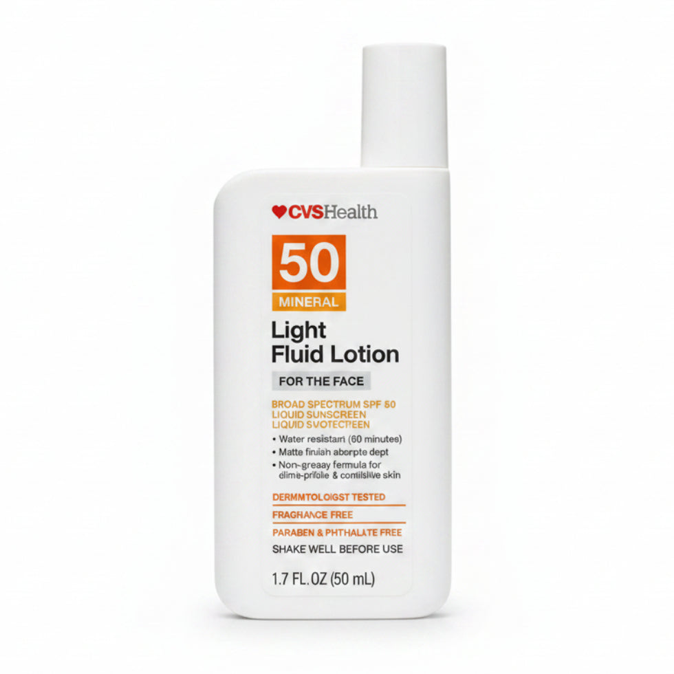 Mineral Light Fluid Lotion SPF50 for Face -50ml