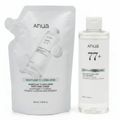 Heartleaf 77 Hyaluron Soothing Toner 350ml Refill Set (+Refill 350ml)