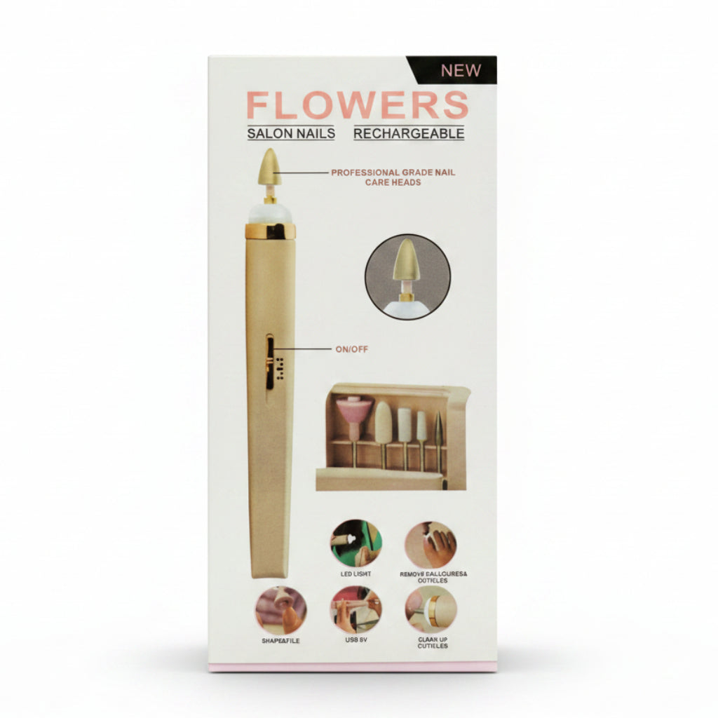 Rechargeable Nail Drill with Light -1pc