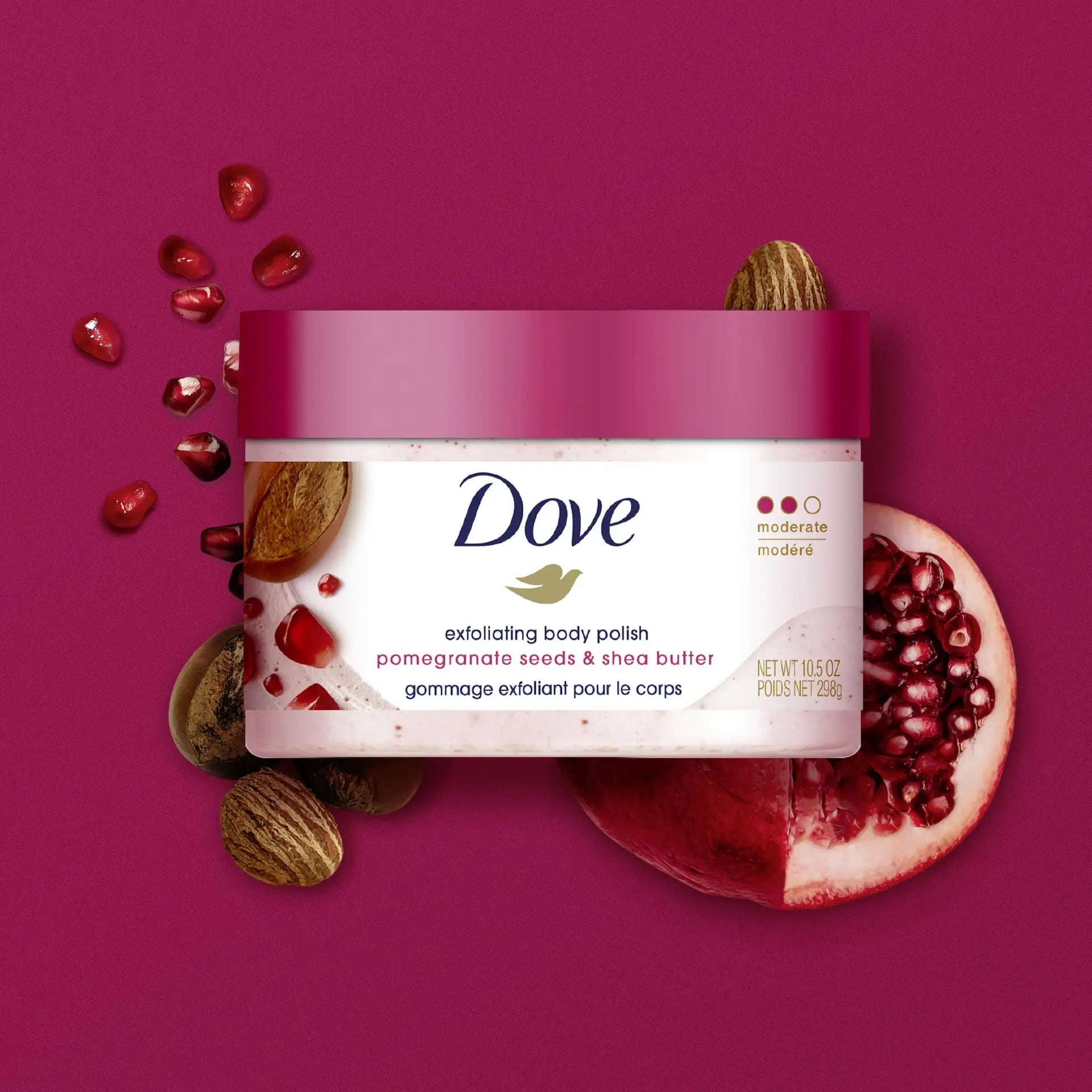Pomegranate Seed Extract Body Scrub - 298g