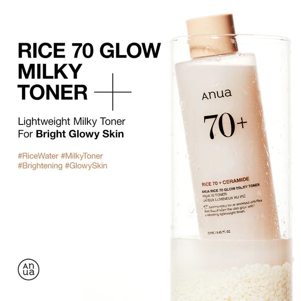 Rice 70 Glow Milky Toner - 250ml