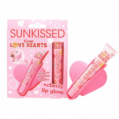 Swizzels Love Hearts Cherry Lip Gloss & Holder -15ml