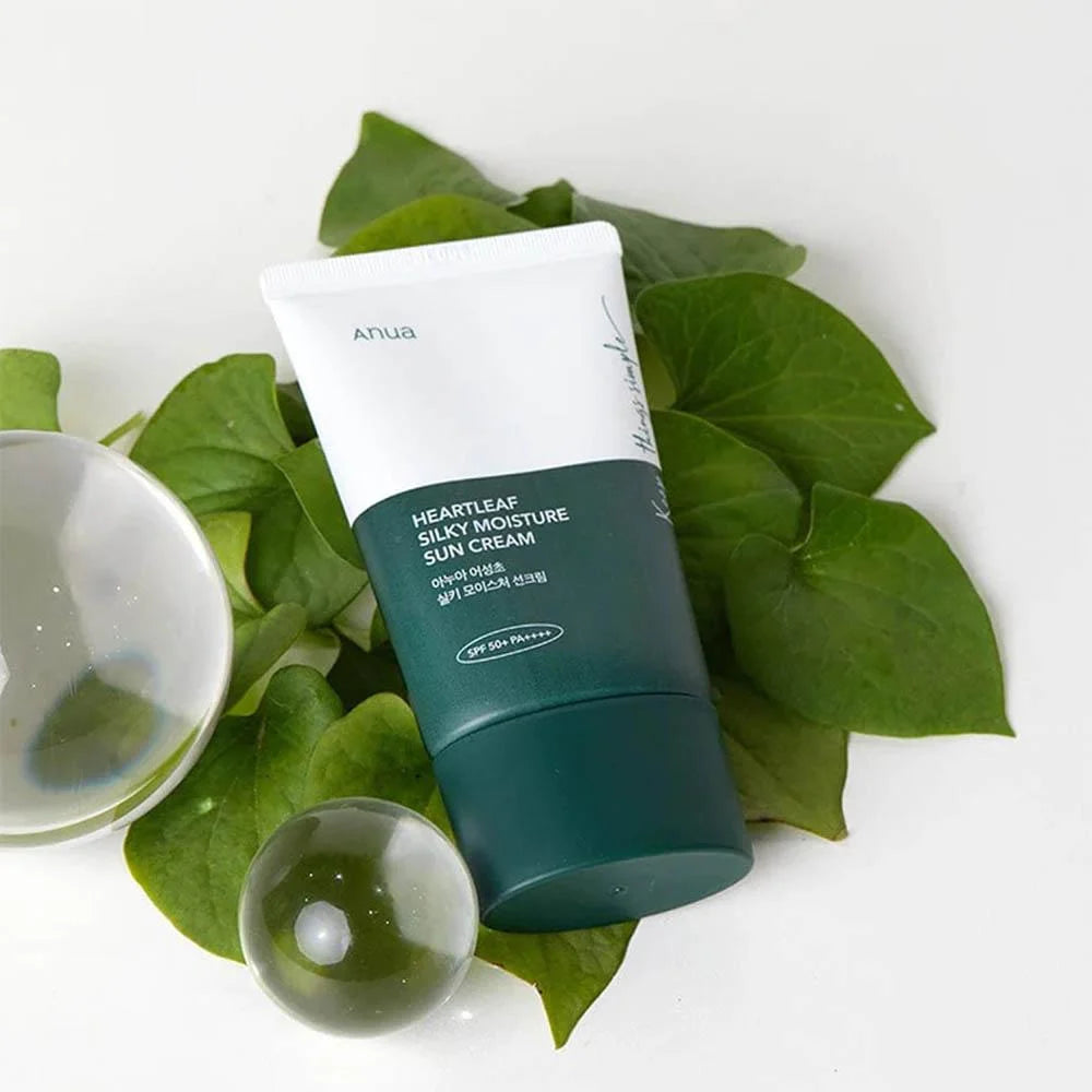 Heartleaf Silky Moisture Sun Cream SPF50+ -50ml